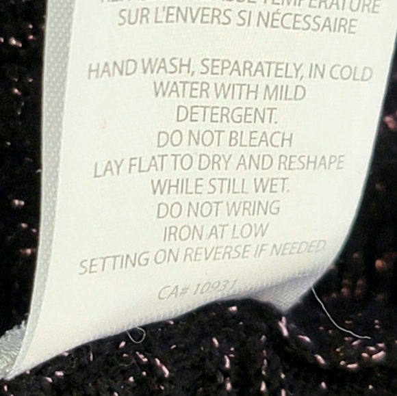 Melanie Lyne Pull-Over Knitted Shimmer Sweater Size M - Picture 8 of 8